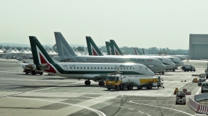 Alitaliafly på Rome Fiumicino Airport  (foto: Â©otoerres)