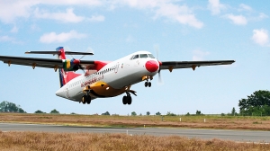 DAT flyr også med 66 seters ATR 72 eller en 46 seters ATR 42(foto dat)