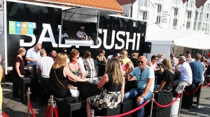 Sabi Sushi`s stand på Gladmat 2014 i Stavanger (Â©otoerres)