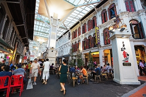 Chinatown Food Street i Singapore (STB)
