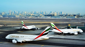Emirates starter tre nye A 380 -ruter iløpet av tre dager: San Francisco, Milano og Houston (EK)