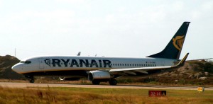 Ryanair fraktet over  åtte millioner i  oktober 2015 (Â©otoerres)