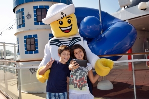 Selfie med LEGO-Sailor (MSC)