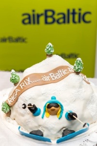 The "cake" for The Launch of Riga - Poprad
