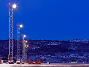 Trondheim lufthavn Værnes er verdens første flyplass med Philips nyeste belysningssystem (phillips.com)